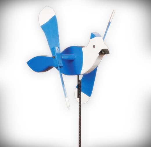 Whirlybird Blue Jay Spinner w/Pole